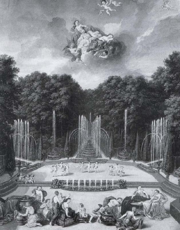 Bosquet of the Water Theatre,Versailles, unknow artist
